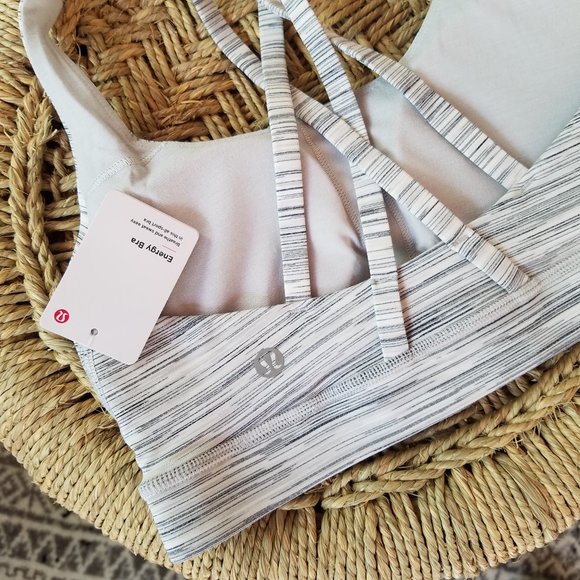 NWT Lululemon Energy Bra Space Dye Camo Gray - Picture 6 of 6